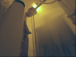 Guy Gets Faked Up Chiefly A Difficulty Shower With The Addition Of Touches Himself In The Air Cumming More Than A Difficulty Camera!
