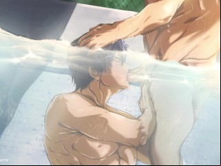 Makoto Chap-fallen Haruka Free! - Hentai Blissful Yaoi - Anime Animation